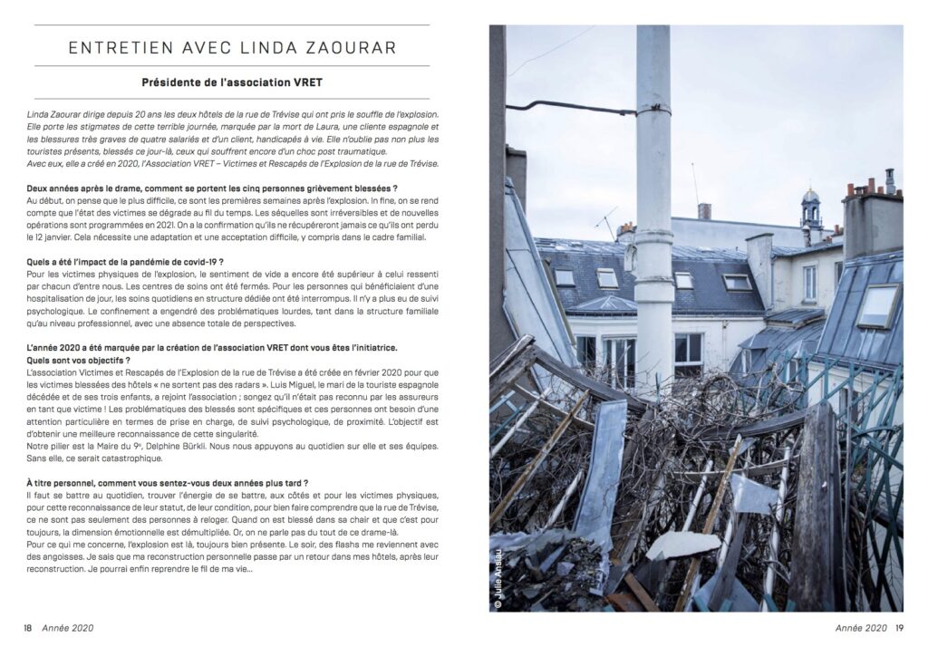 Commémoration 2022 Victimes explosion de la rue de Trévise